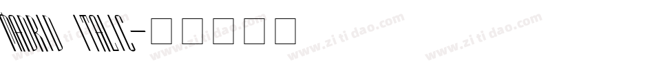 Madrid Italic字体转换